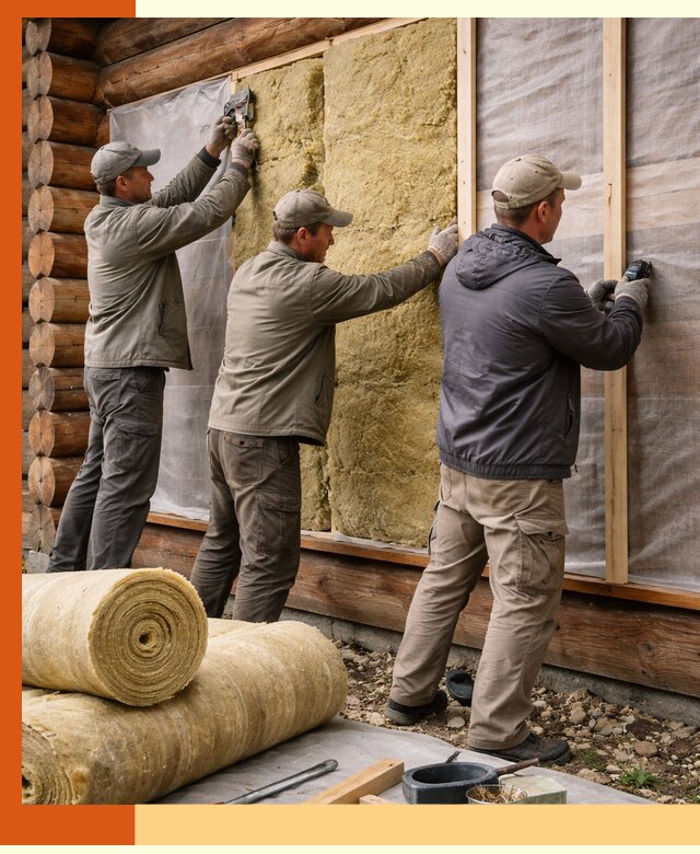 Утепление деревянного дома в Кропоткине эффективными технологиями