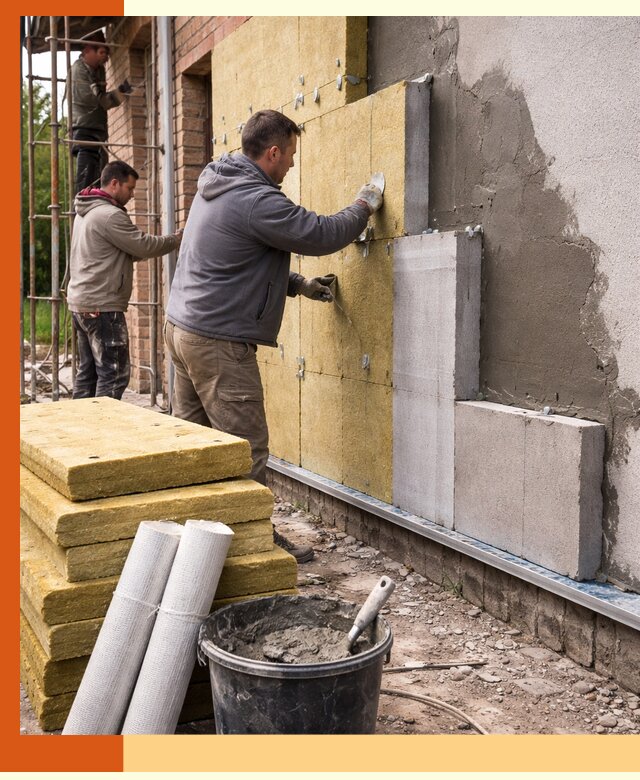 Утепление кирпичного дома под ключ в Кропоткине