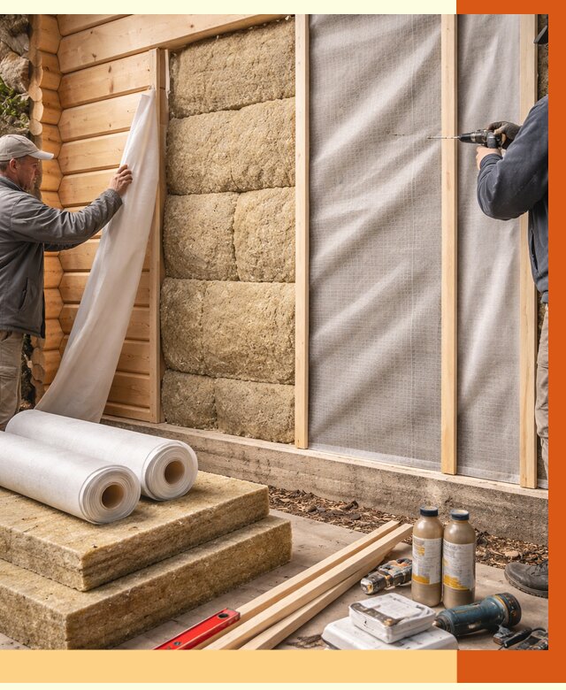 Утепление дома из минибруса в Кропоткине от 4887 руб/м2 — заказать профессионально | ТепломастерКрп