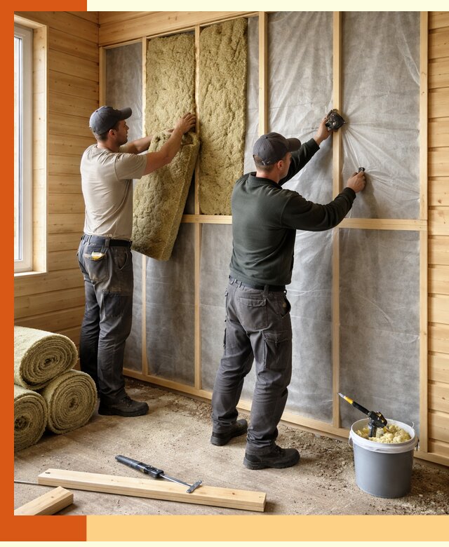 Утепление дома из минибруса в Кропоткине: комплексные теплоизоляционные работы