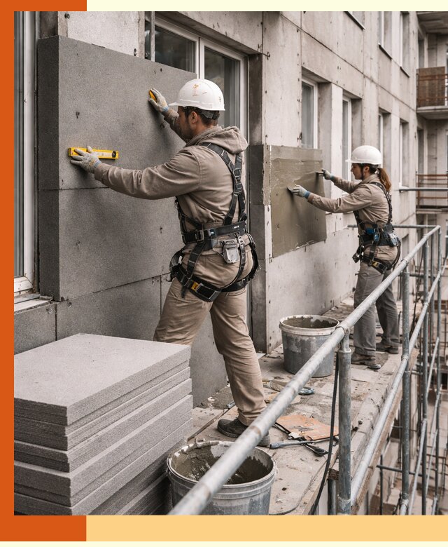 Утепление квартиры снаружи под ключ в Кропоткине