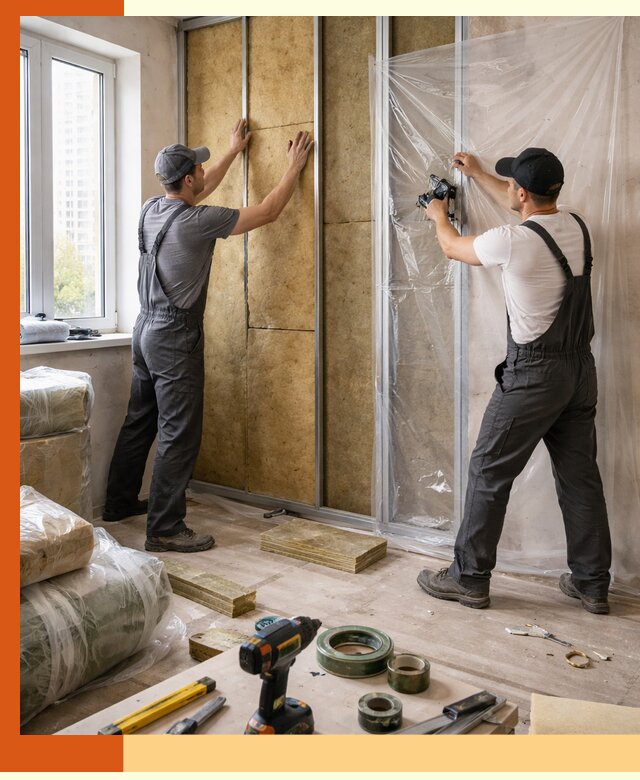 Утепление квартиры изнутри профессионально в Кропоткине