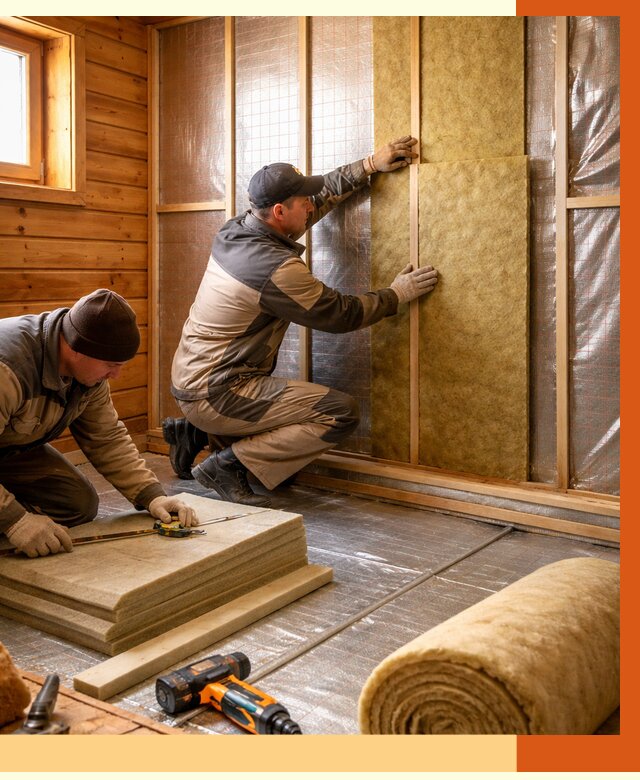 Утепление бани изнутри в Кропоткине под ключ от 4561 руб./м² | ТепломастерКрп