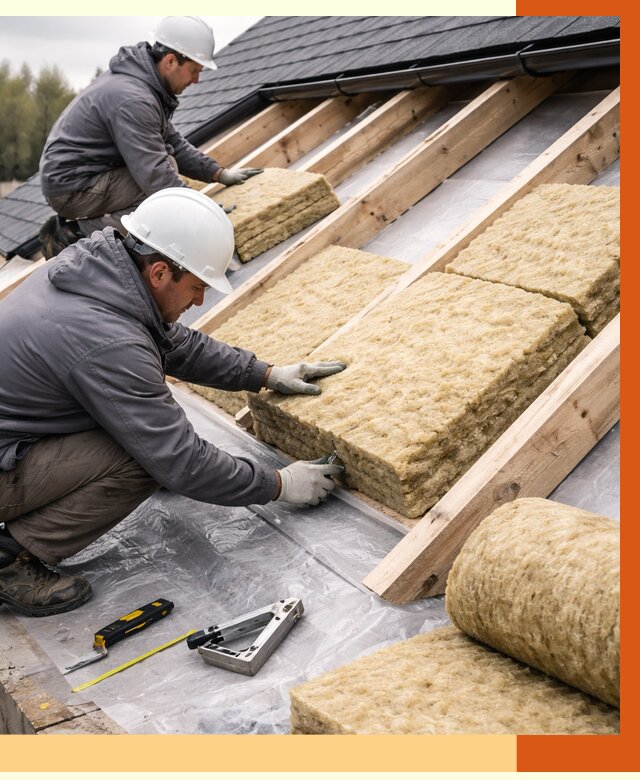 Утепление крыши в Кропоткине от 2009 руб./м2 — комплексное утепление кровли | ТепломастерКрп