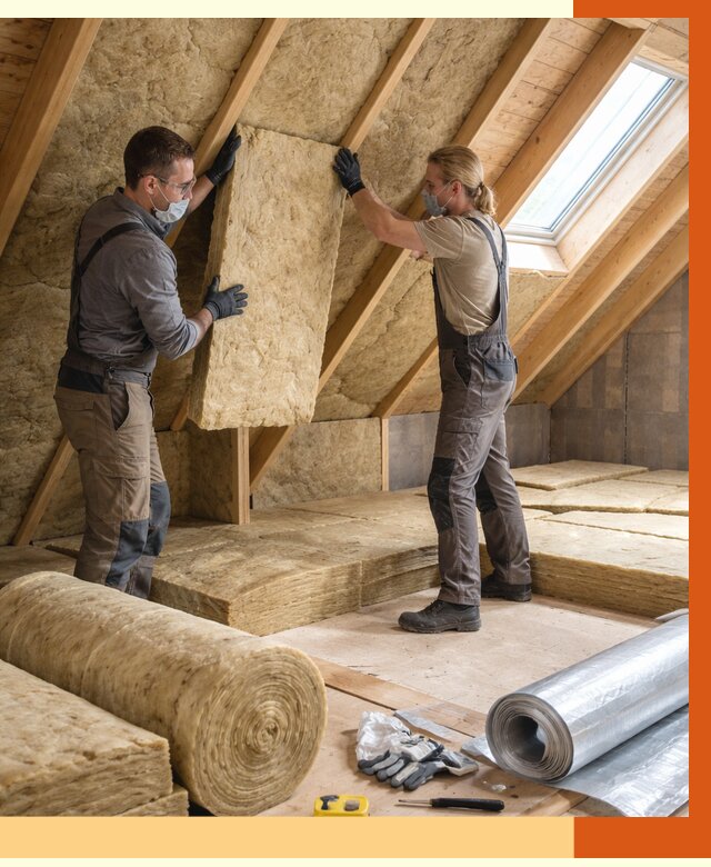 Утепление мансарды минватой в Кропоткине от 4561 руб./м2 — монтаж и пароизоляция | ТепломастерКрп