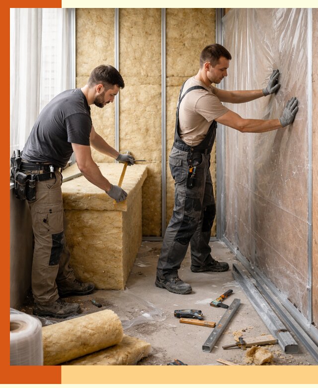 Профессиональное утепление лоджии в Кропоткине эффективно и надежно