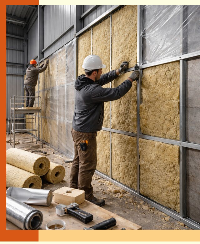 Утепление ангара в Кропоткине — профессиональная теплоизоляция помещений