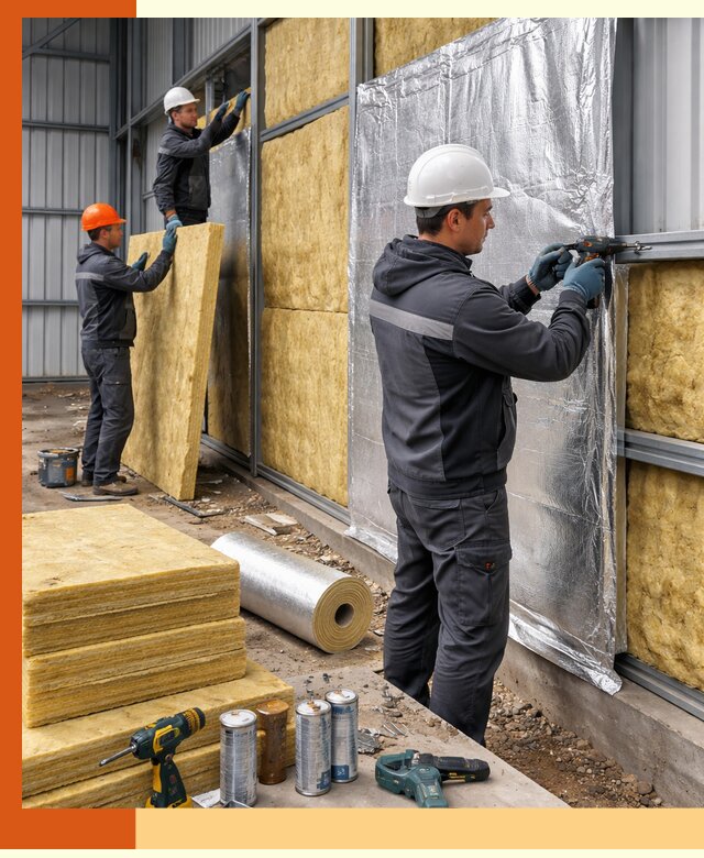 Утепление металлического ангара профессионально в Кропоткине