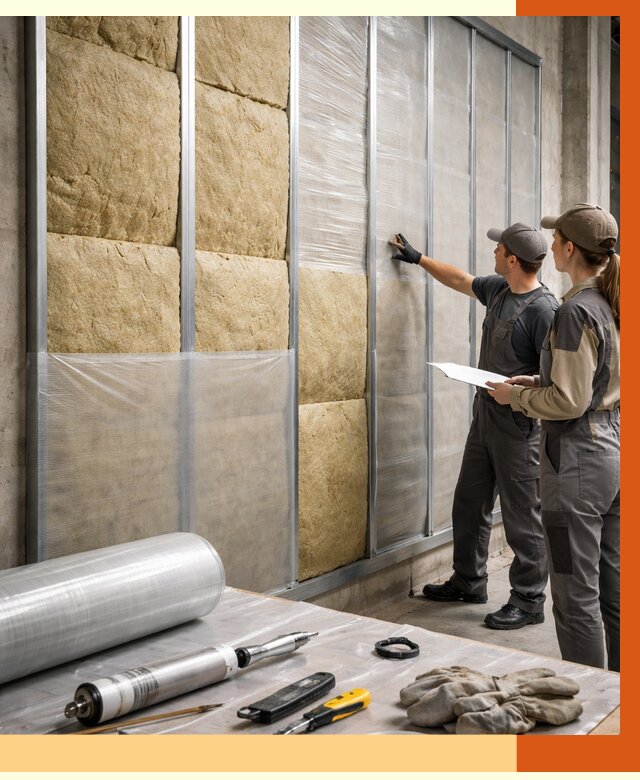 Утепление склада химсырья в Кропоткине от 4887 руб. под ключ | ТепломастерКрп