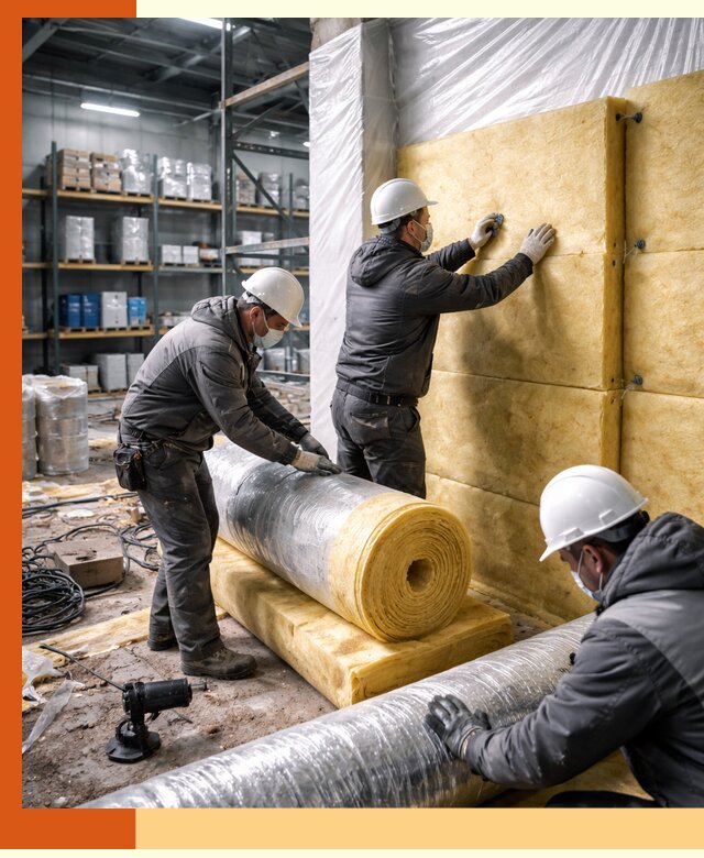 Утепление склада химсырья в Кропоткине: безопасная и эффективная изоляция