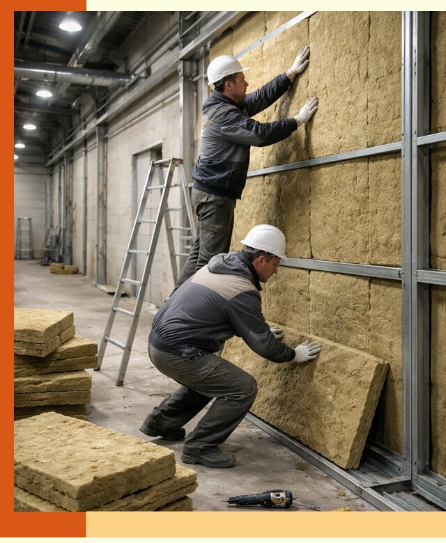 Утепление цеха под ключ в Кропоткине с гарантией качества