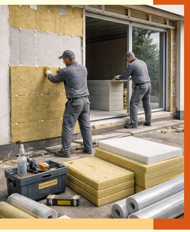 Утепление торгового павильона в Кропоткине от 15746 руб./м² под ключ | ТепломастерКрп