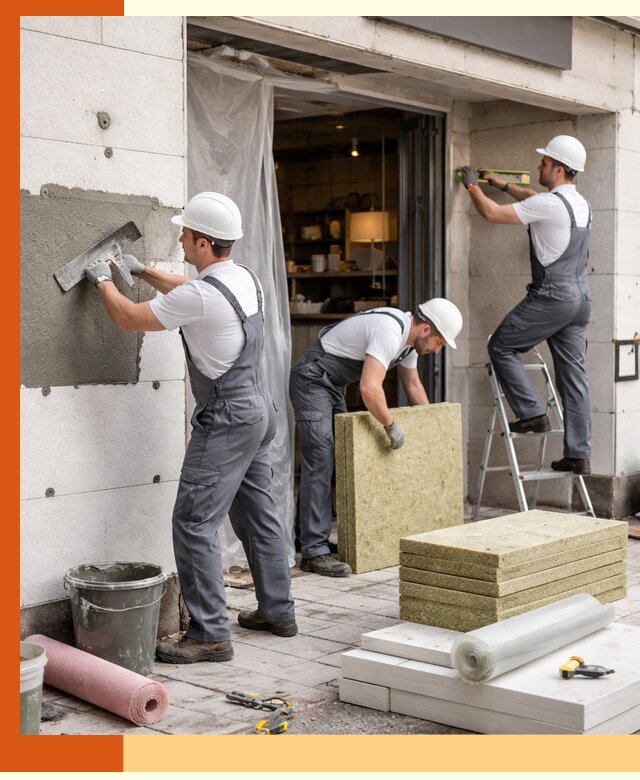 Утепление кафе в Кропоткине: профессиональная теплоизоляция и монтаж