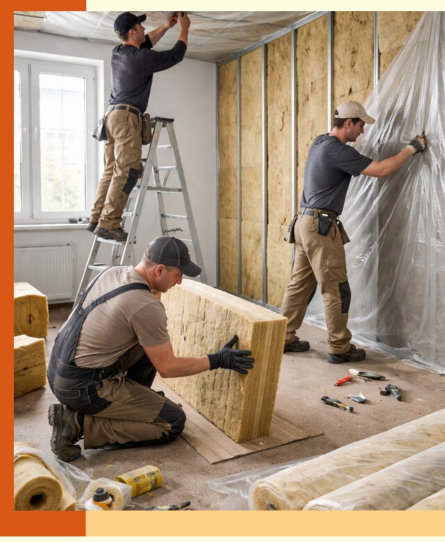 Утепление офисных помещений под ключ в Кропоткине