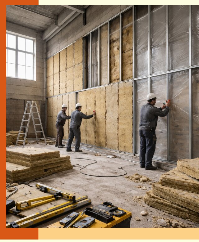 Утепление спортивного зала в Кропоткине качественно и недорого