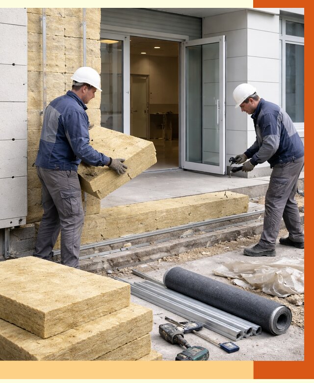 Утепление медицинского центра в Кропоткине под ключ от 13574 руб./м² | ТепломастерКрп