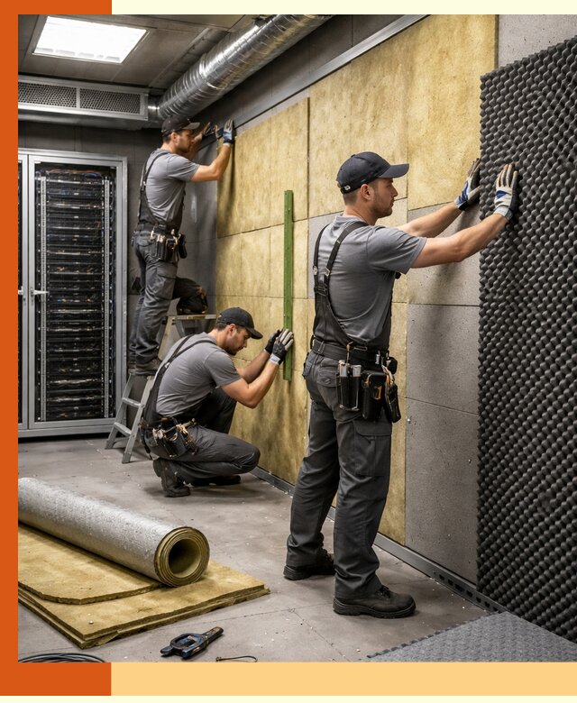 Утепление серверной комнаты профессионально в Кропоткине