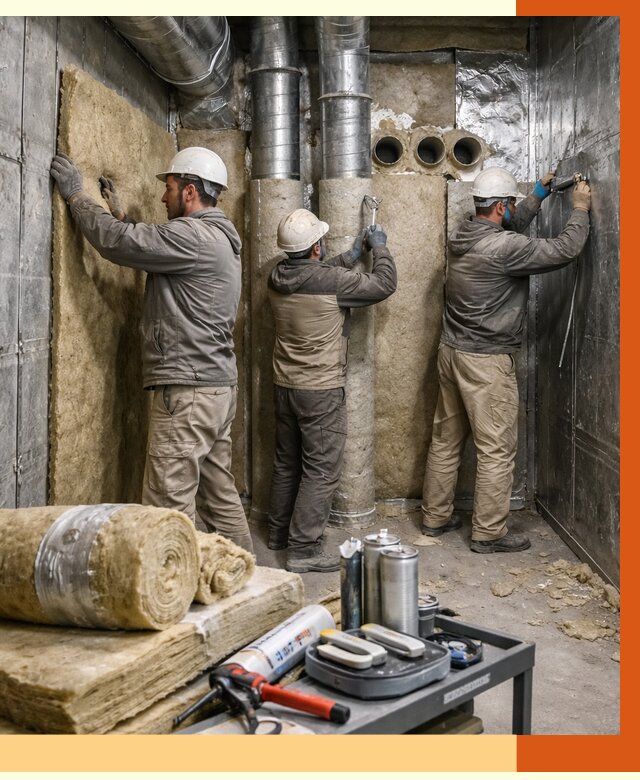 Утепление венткамеры в Кропоткине под ключ от 1575 руб. — профессионально | ТепломастерКрп