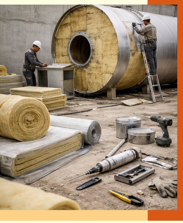 Утепление резервуара с топливом в Кропоткине от 29862 руб. под ключ | ТепломастерКрп