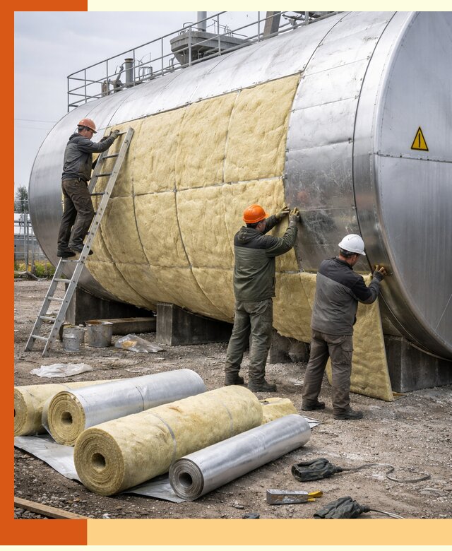 Утепление резервуаров с топливом в Кропоткине надежно и экономично