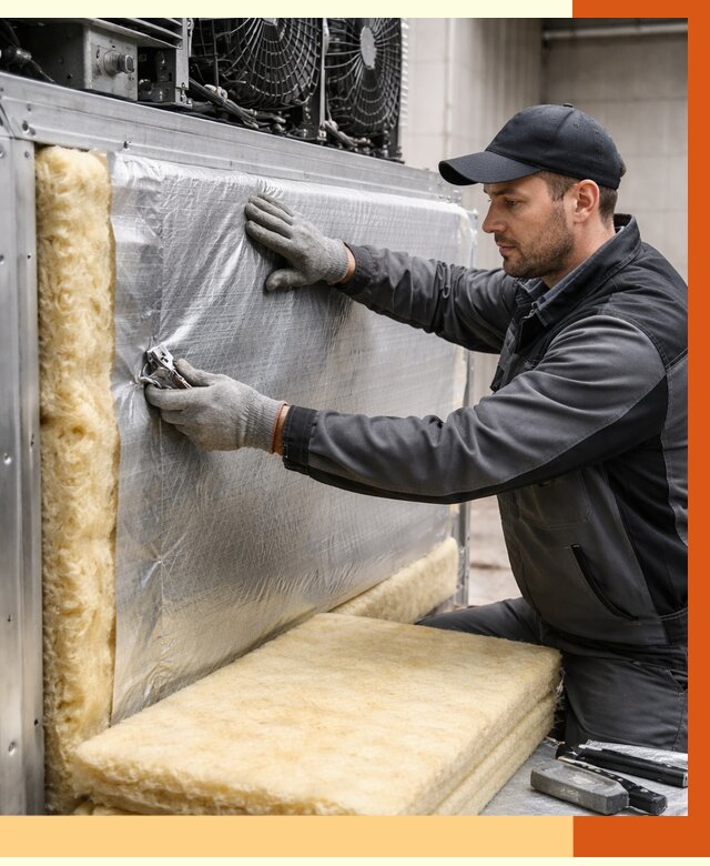 Утепление холодильного агрегата в Кропоткине от 9230 руб. под ключ | ТепломастерКрп