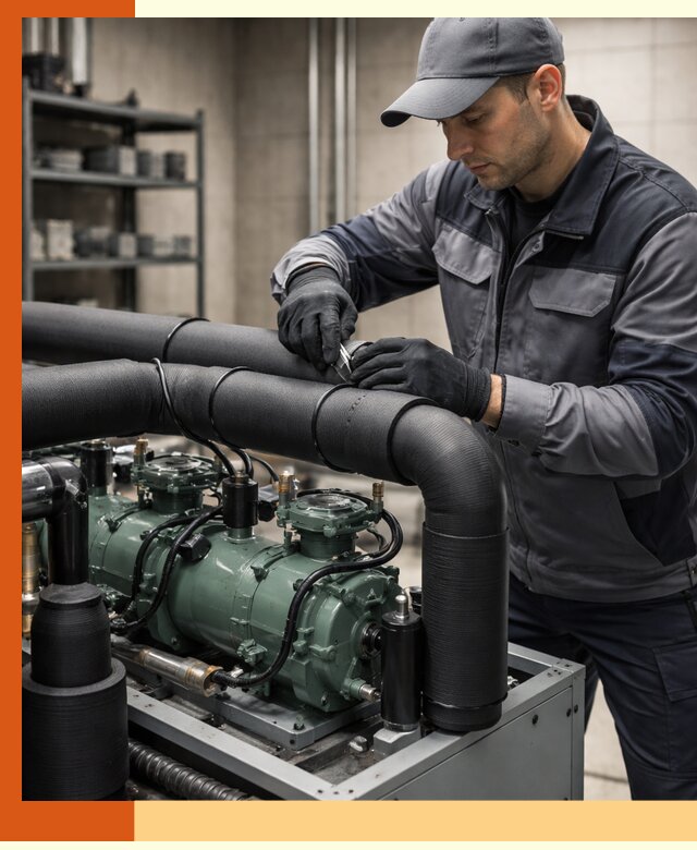 Утепление холодильного агрегата и теплоизоляция в Кропоткине