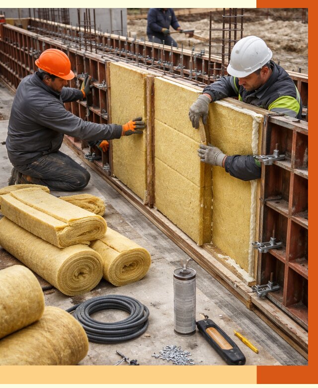 Теплоизоляция опалубки в Кропоткине от 7818 руб. за м2 — услуги и монтаж | ТепломастерКрп