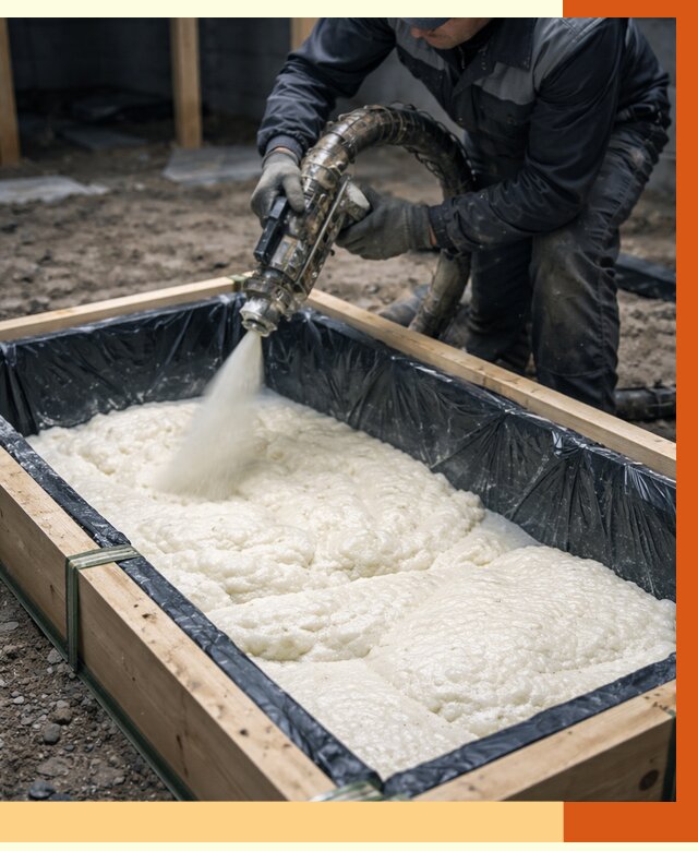 Заливка ППУ в формы в Кропоткине от 2715 руб. — утепление форм под ключ | ТепломастерКрп