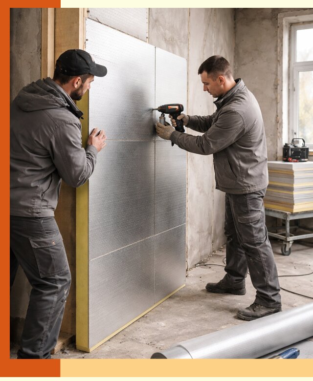 Утепление PIR панелями домов и зданий в Кропоткине