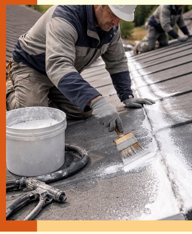 Утепление кровли жидкой теплоизоляцией в Кропоткине