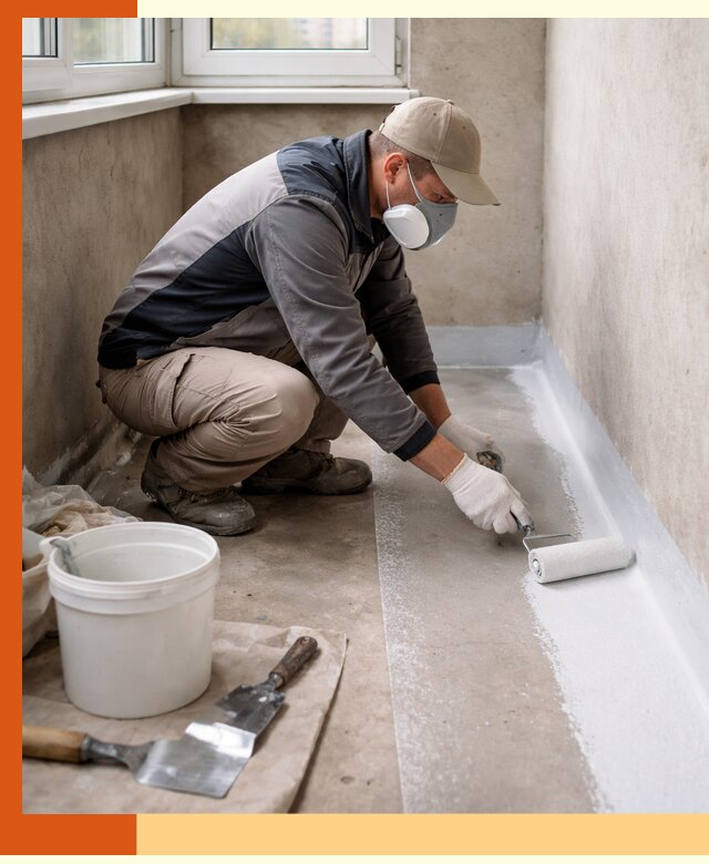 Утепление балкона жидкой теплоизоляцией в Кропоткине