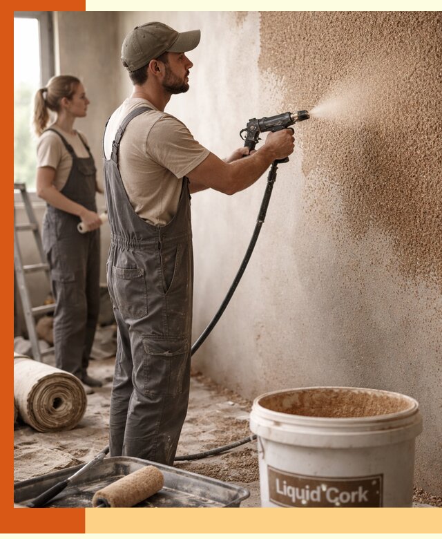 Утепление стен жидкой пробкой в Кропоткине эффективное и долговечное