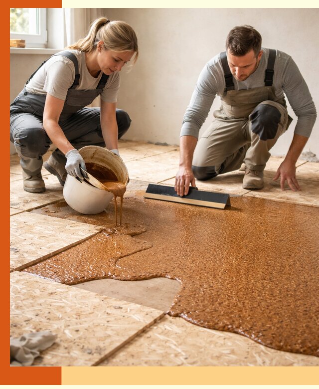 Утепление пола жидкой пробкой в Кропоткине для квартир и домов