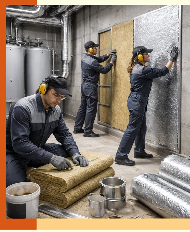 Шумоизоляция котельной в Кропоткине: профессиональный монтаж и материалы