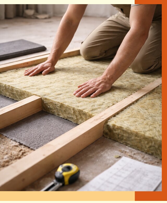 Шумоизоляция пола в Кропоткине от 1357 руб./м² — профессиональная звукоизоляция | ТепломастерКрп