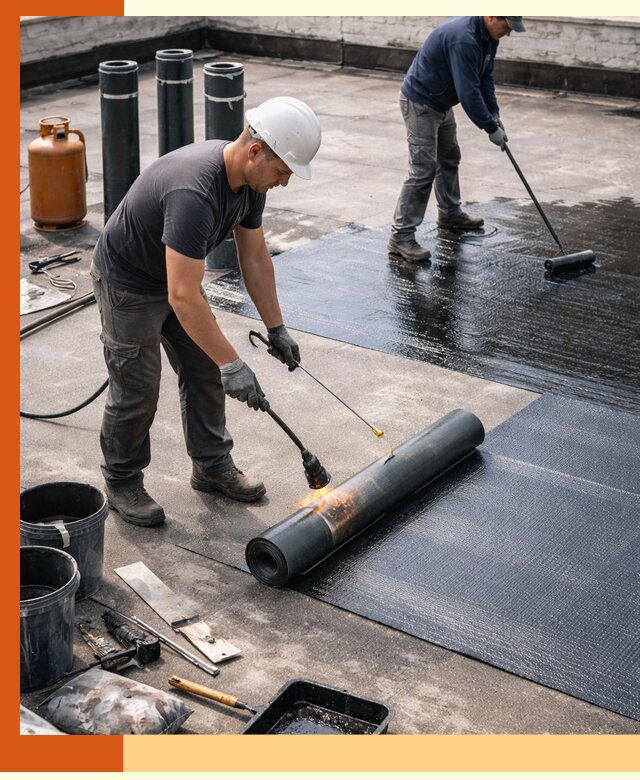 Гидроизоляция кровли в Кропоткине — надежная защита от протечек