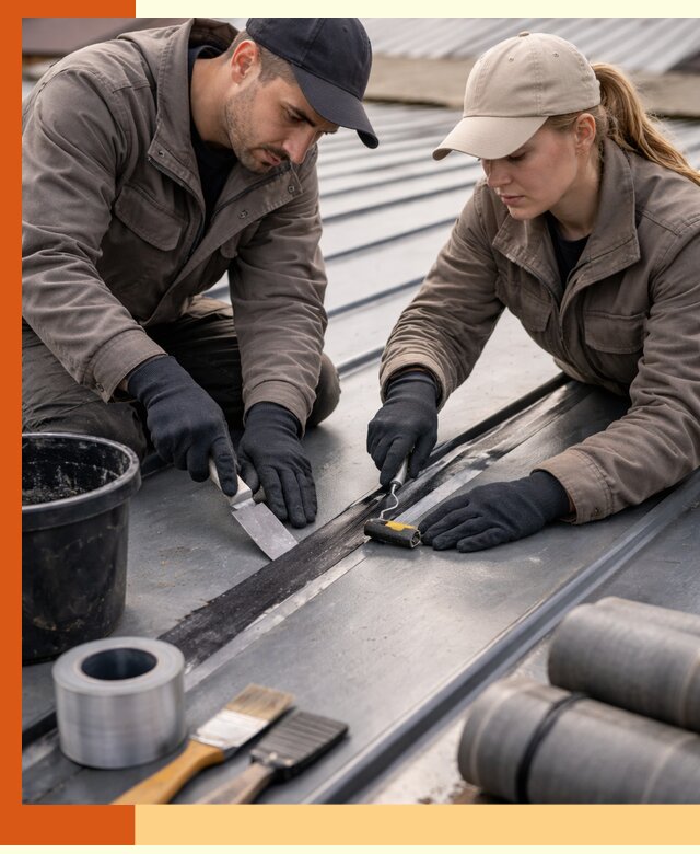 Гидроизоляция фальцевой кровли в Кропоткине качественно и надежно