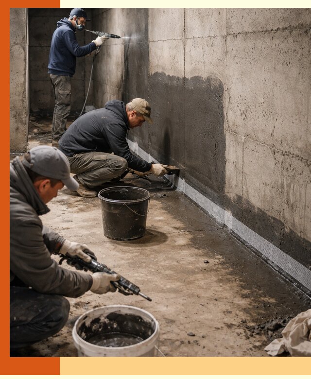 Гидроизоляция подвала в Кропоткине — комплексная защита от влаги