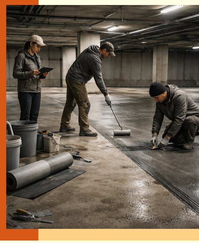 Гидроизоляция паркинга в Кропоткине: качественная защита зданий