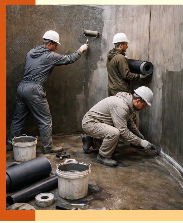 Гидроизоляция резервуара профессионально в Кропоткине