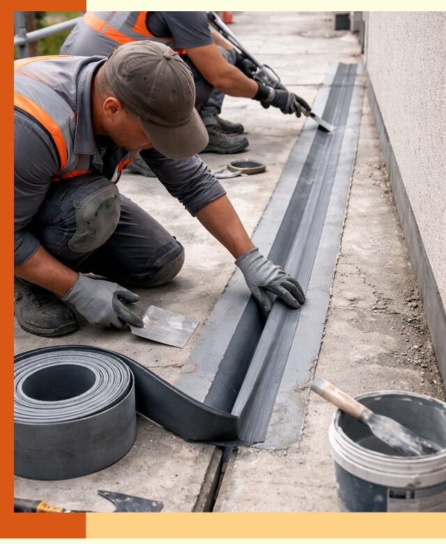 Гидроизоляция деформационного шва в Кропоткине профессионально и надежно