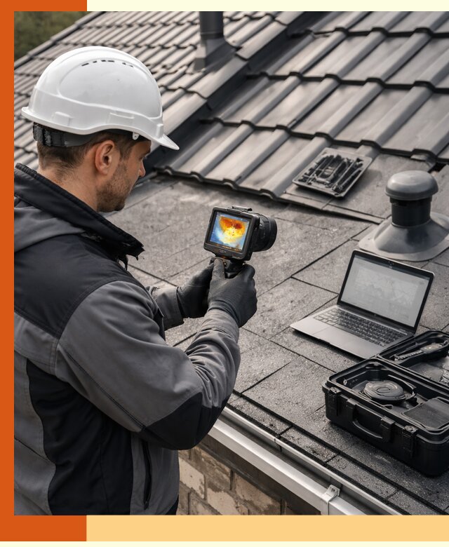 Тепловизионное обследование кровли в Кропоткине для выявления дефектов