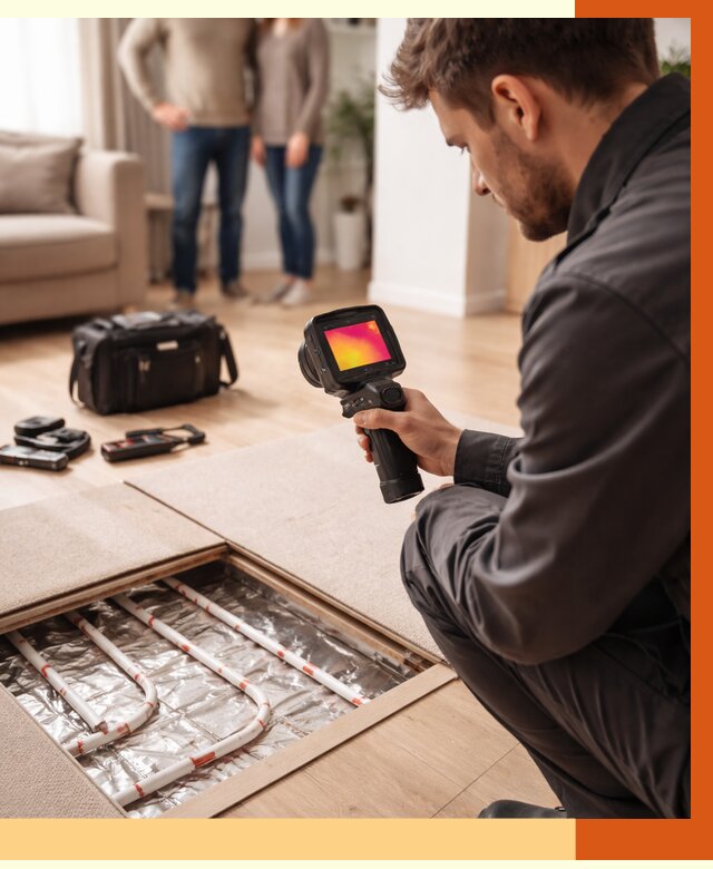 Тепловизионное обследование теплого пола в Кропоткине от 4887 руб. — ТепломастерКрп