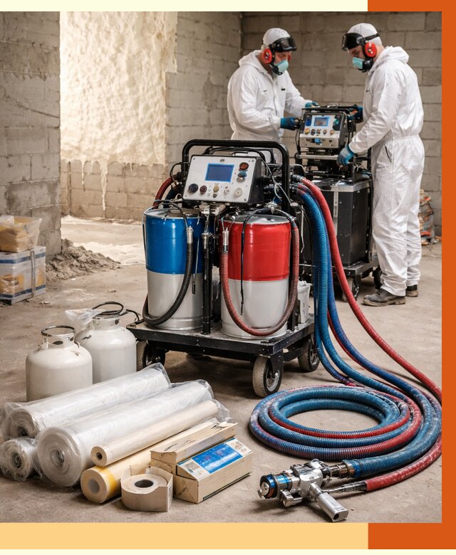 Аренда установки для напыления ППУ в Кропоткине от 38007 руб. | ТепломастерКрп